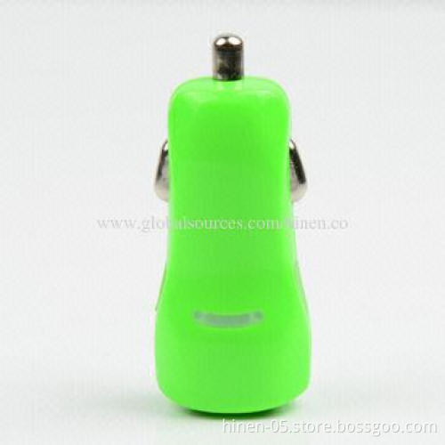 Car Charger with 5V/3.1A Output, Shell Made of Fire-proof Material